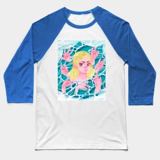 Lady In the Water Baseball T-Shirt